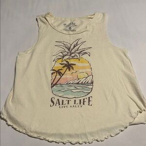 Salt Life Kid’s Tropical Cream Tank Top